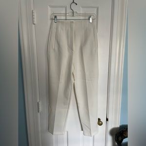 NWT Zara work pants in white
